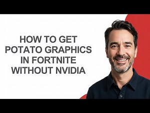 How to Get Potato Graphics In Fortnite Without Nvidia - KevinHowTo