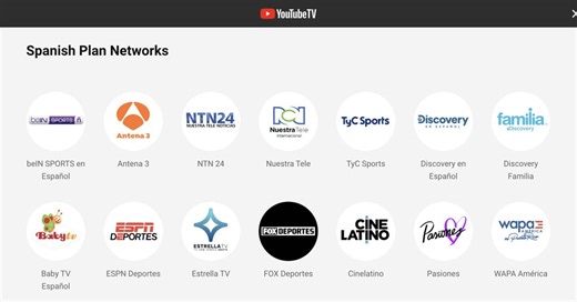 YouTube TV unbundles channels for the first time with new $34.99 'Spanish Plan'