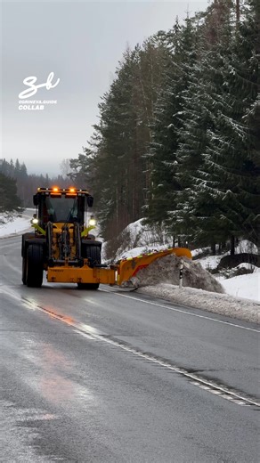 Snow Plows Avoiding Marker Poles! 🤯 #snow #plows #vehicles | Supercar Blondie