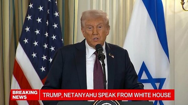Trump Says Israel Agreed to Plan to End War in Gaza