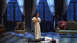 "A joy to witness!" ⭐⭐⭐⭐ Experience grand opera at its finest with the powerful, romantic music of Puccini's TOSCA! Join us for opening night on Friday, May 5. | Canadian Opera Company