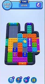 Color Block Jam Level 452 Solution Walkthrough #colorblockjam #gaming #colorblockjamgame #games