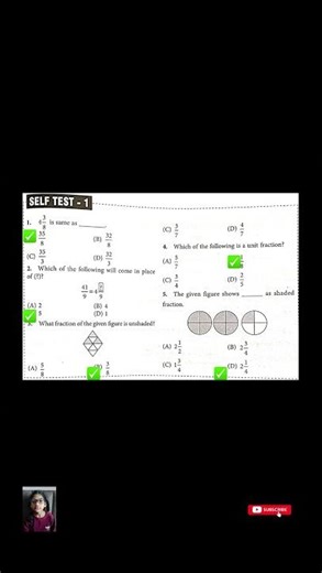 Self Test 1 #math Olympiad