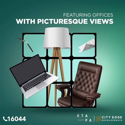 160K views | Find a new perspective on the way you work at Etapa Square where everything is redefined in the center of Sheikh Zayed City. #CityEdgeDevelopments #Etapa Tax Registration Number: 493 - 955 – 240 | City Edge Developments | Facebook
