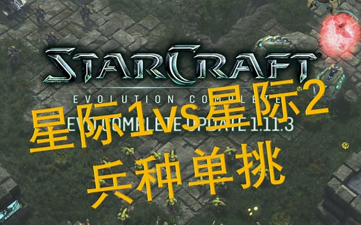 各兵种单挑！星际1vs星际2