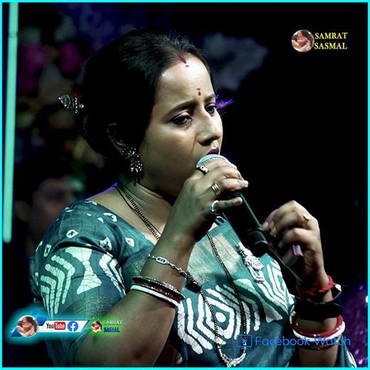 Kagojer Phul Bole Aajo Jhareni - কাগজের ফুল বলে আজও ঝরেনি - Old Bengali Song - Cover By - Prapti Mahapatra - New Stage Program | Samrat sasmal