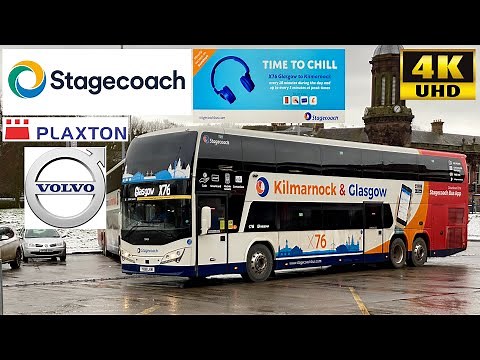 [Stagecoach West Scotland: X76 Kilmarnock to Glasgow] Plaxton Panorama Volvo B11RLET (50404/YX18LKN)