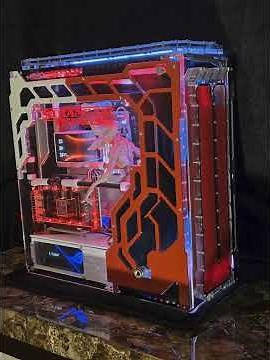 Stranger Things PC build with Singularity Spectre III Case #gaming #computerbuild #gamer #pcbuild