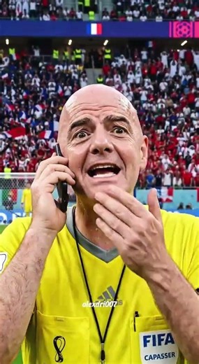 Pessi gets scolded over Mbappé’s penalty #messi #pessi #fifaworldcup #argentina #shortsviral #soccer