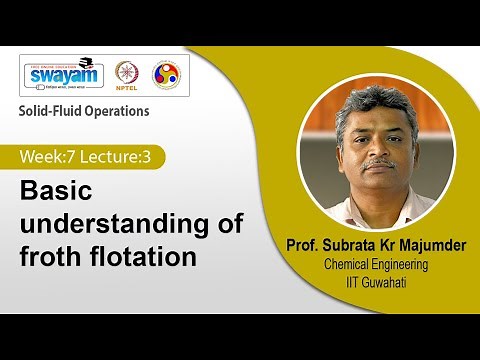 Lec 21: Basic understanding of froth flotation