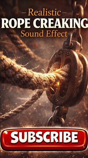 Rope Fiber Creak – Realistic Suspense Sound Effect | Adventure SFX