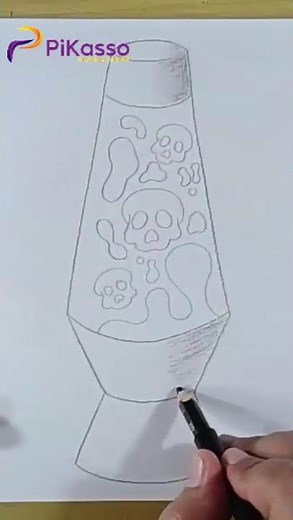 How to Shade a Lava Lamp Easy in Less Than One Minutes