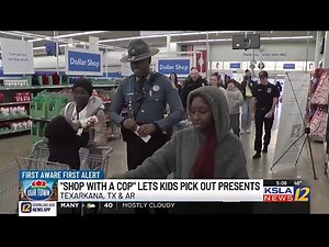 Texarkana officers participate in annual Shop with a Cop event
