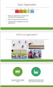 BOH4M Business leadership: Organizations in business and their structure L6