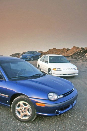 1995 Chevrolet Cavalier Z24, Ford Escort GT, Plymouth Neon Sport Coupe