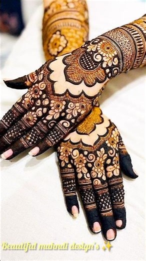 beautiful mahndi design's 😍✨#mehndi #henna #viralshorts #hennadesign #shortsfeed