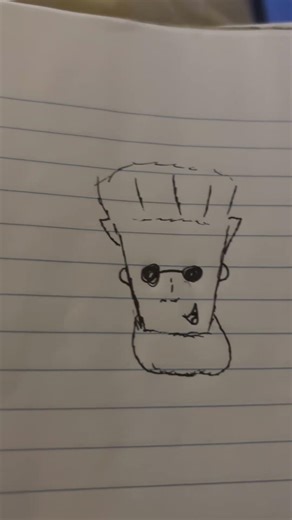 drawing johnny bravo (first try with pen..)