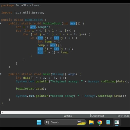 Java Programming: Bubble Sort Algorithm Simplified