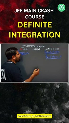 JEE Main Crash Course | Definite Integration | Lecture 5 | Sunder Sir
