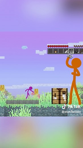 Purple's Fun Minecraft Stick Figure Animation