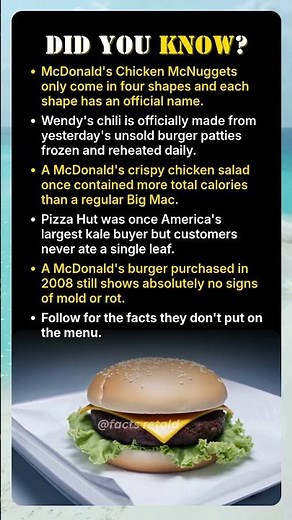 Things About Fast Food Nobody Wants To Admit