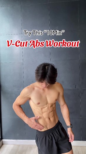 V-Cut Abs Workout 🙌🏻✅• Exercise Details On My Instagram#memuscles #fitness #gym #athlete #aesthetic