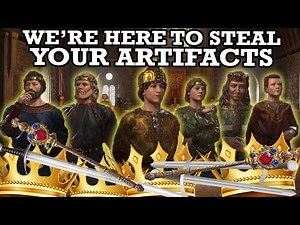 Stealing Every Artefact in Europe | Crusader Kings 3: Royal Court w/ Max0r & Friends