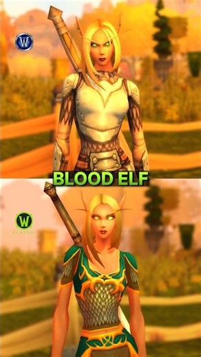 WoW TBC vs Midnight | Blood Elf & Draenei | Character Model Comparison (World of Warcraft)