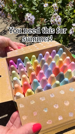 🌈 Great summer activity! Stained glass sidewalk chalk art! #chalkart #summer #KidsActivities #familytime #artsandcrafts #summerbreak | Jeff & Lauren