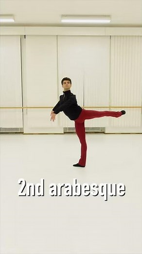4 Arabesque Positions 🩰 #Shorts ⎪Ballet Basics