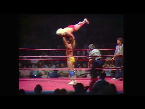 Clip of Kerry Von Erich vs Ric Flair vs Gino Hernandez. WCCW 1984
