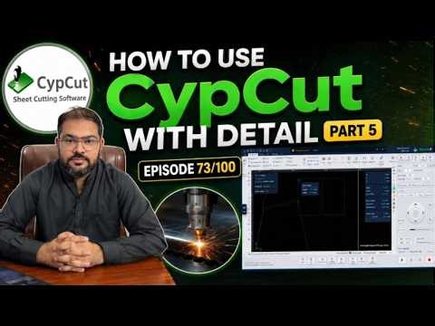 CypCut Software Tutorial Part 5 | Start Cutting Process & Machine Operation Guide | Episode 73/100