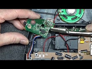 Réparation d'un radio réveille-matin RCA