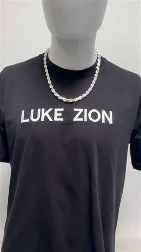 8mm Rope Chain at 22 Inches | Thick Rope Chain Fit on Mannequin