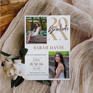 Graduation Announcement 2025, Graduation Invitation, Graduation Announcement Template, College Graduation, Graduation Decorations 2025 - Etsy