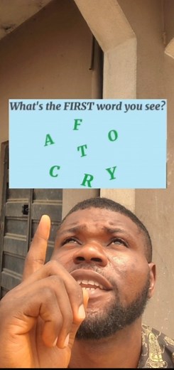 What's the first word you see #eyetest #puzzle #trend | Fabulous Fabian