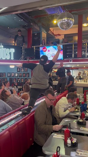 Here we are again months later still losing shoes #ellensstartdustdiner #fyp #nyc