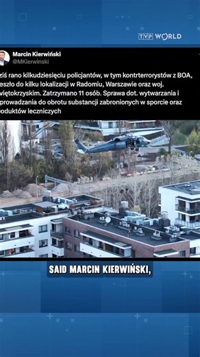 Black Hawk raid in central #Warsaw