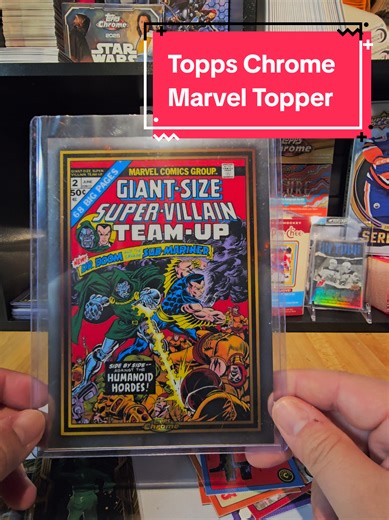 Thanks @Mamba Cards for hooking me up with this topper on a recent order! Jumbo Marvel toppers are sweet! #tradingcards #sportscards #Marvel #marvelcomics #topps