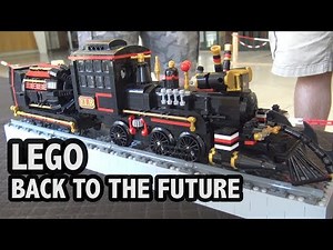 LEGO Back to the Future Time Machine Train / Jules Verne Train