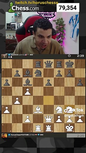 العب بسرعة و ماتلعبش صح 😂🤝 #شطرنج #حورس_شطرنج #lichess #chess #أكرم_شطرنج