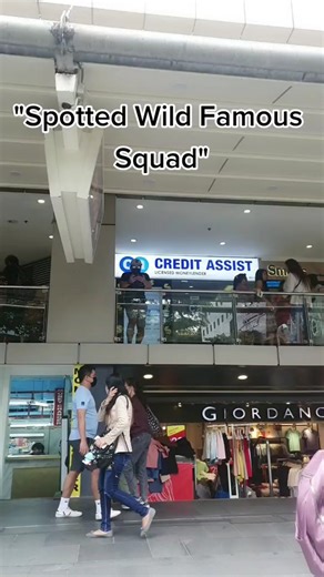 Spotting Wild Famous Squad at Lucky Plaza