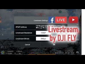 ✅ How to LIVE STREAM to YOUTUBE, FACEBOOK right on DJI FLY not via third party application
