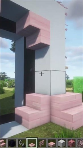 You NEED to Try This Cherry Portal 🌸#shorts #minecraft #building #minecraftshorts