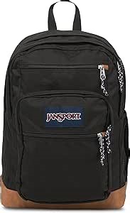 JanSport Cool Backpack, with 15-inch Laptop Sleeve - Large Computer Bag Rucksack with 2 Compartments, Ergonomic Straps, Black