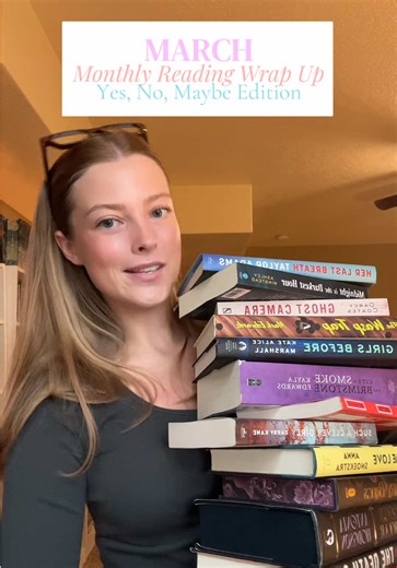 March Monthly Reading Wrap Up📚✨ So many GREAT books #books #booktok #marchreads #monthlyreads #newrelease