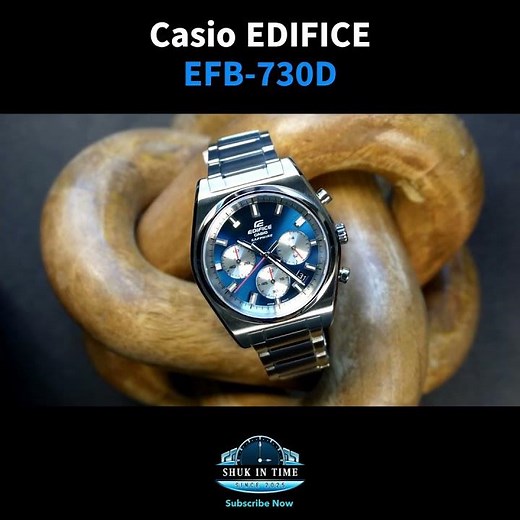 Casio's Budget friendly EDIFICE Chronographs : EFB-730D #casio #casioedifice #affordablewatches