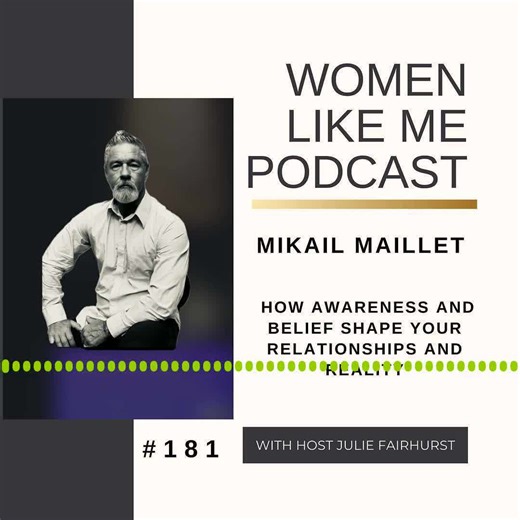In this episode, Julie Fairhurst interviews author and teacher Mikail Maillet to explore how awareness, belief, and imagination shape relationships, careers, and everyday meaning. Hear more from Mikail: https://youtu.be/bxIvAzYyysQ?si=LCe-_Df-mxt-VpfJ Drawing from his book Your Mind or Your Life, Mikhail explains why mindset is not mystical thinking but a daily practice that combines imagination with action. Together, they discuss breaking relationship patterns, moving out of victimhood, choosin
