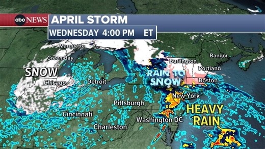 Dangerous weather on the move across the US