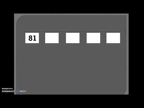 Dictation: numbers 1 to 100